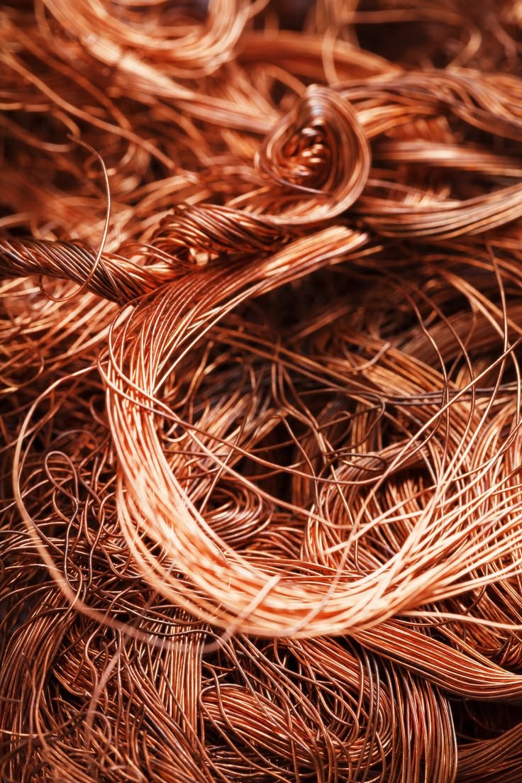 Copper Millberry scrap and HMS Heavy Melting Steel bundles